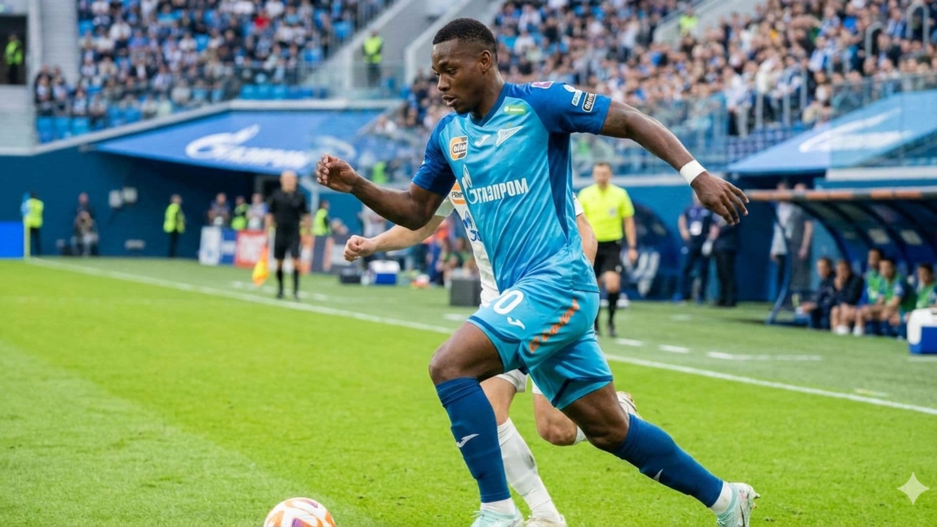 Jhon Durán pasará al fútbol de Rusia, al Zenit de San Petersburgo - Imagen creada con IA