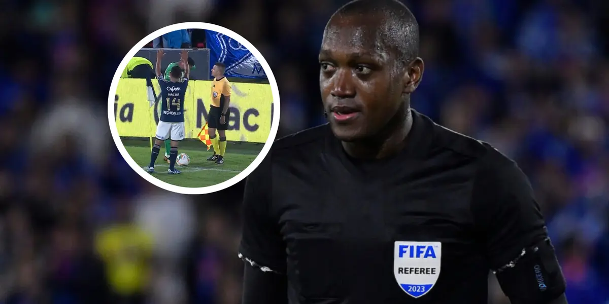 Jhon Hinestroza Foto: Claro Sports y Captura de Win Sports