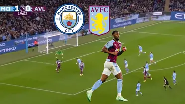 Jhon Jáder Durán anotó contra el Aston Villa. Foto tomada de captura de pantalla de ESPN y Gol Caracol