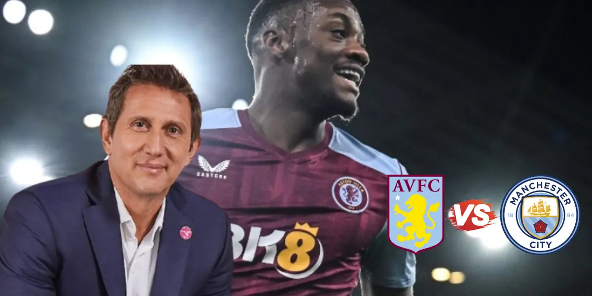 Jhon Jader Durán con la camiseta del Aston Villa. FOTO: AFP