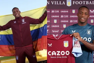Jhon Jáder Durán fue presentado como nuevo jugador del Aston Villa y envió unas emotivas palabras apenas se uniformó.
