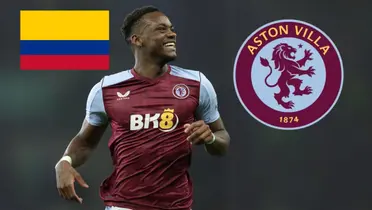 Jhon Jáder Durán jugador colombiano en el Aston Villa, Foto tomada de Gol Caracol.