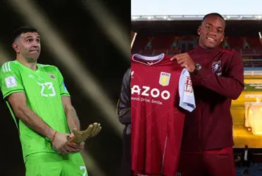 Jhon Jáder Durán ahora jugará con el Dibu Martínez en el Aston Villa de Inglaterra.