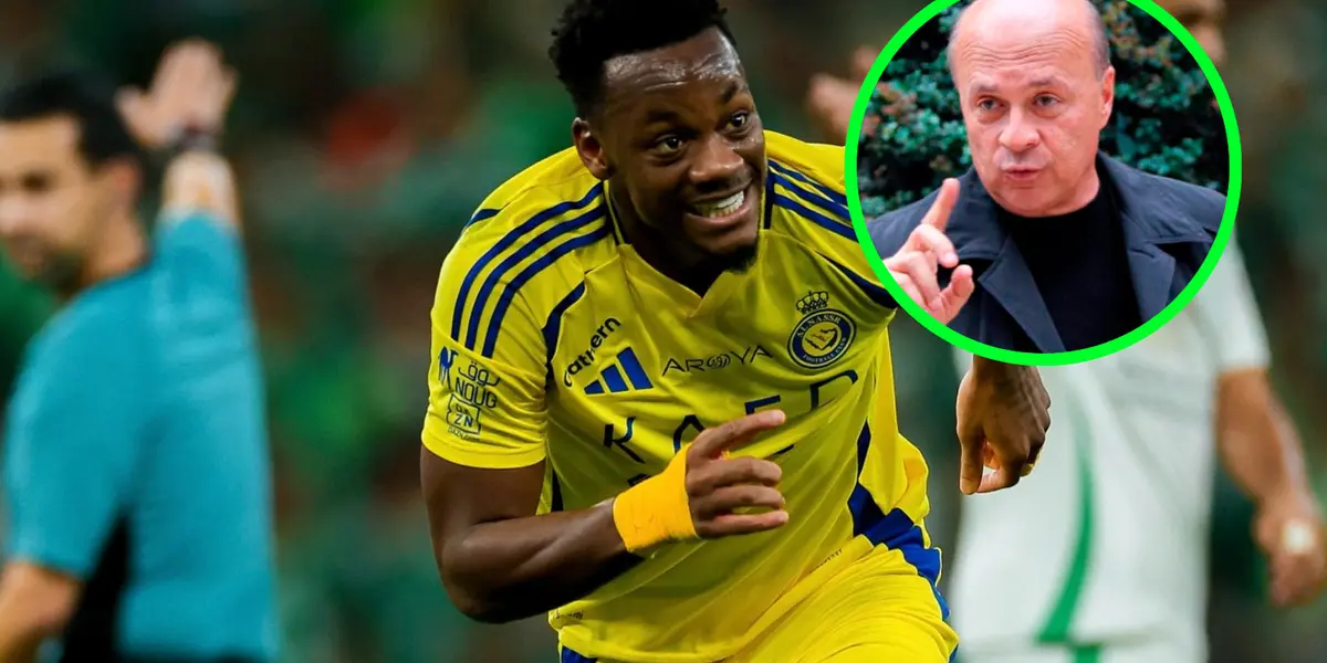 Jhon Jader Durán y Carlos Antonio Vélez Foto: Al Nassr y RCN radio