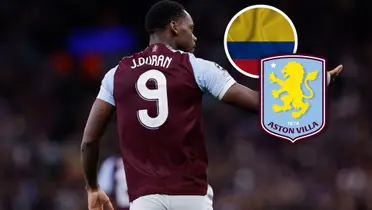 Jhon Jader Durán y su paso por el Aston Villa Foto: Aston Villa, Pexels y Escudoteca