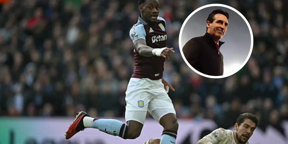 Jhon Jader Durán y Unai Emery Foto: Antena 2 y Relevo