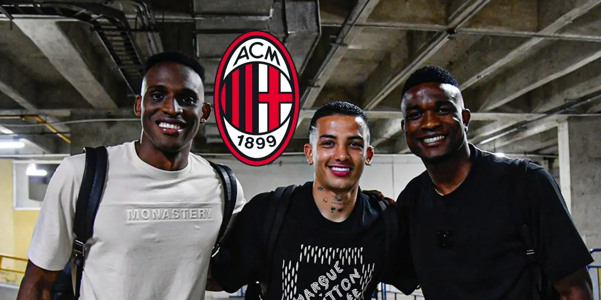 Jhon Lucumí, Kevin Castaño y Jhon Córdoba llegando a Colombia