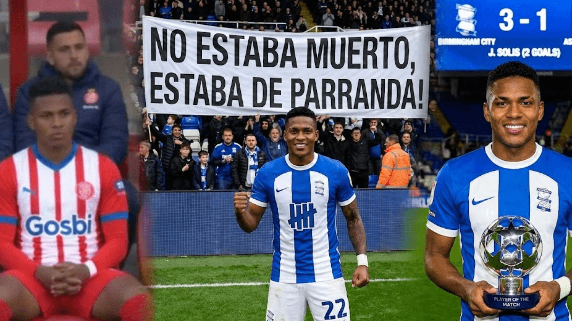 Jhon Solís figura en la segunda divisón de Inglaterra