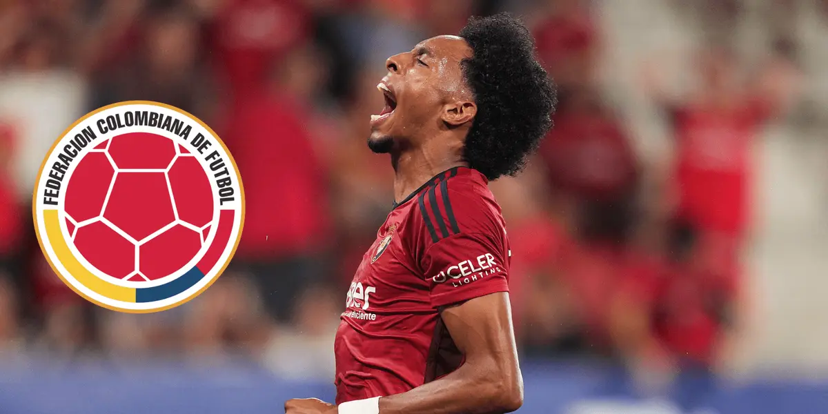 Johan Mojica fue uno de los mejores jugadores del Osasuna en su último partido.