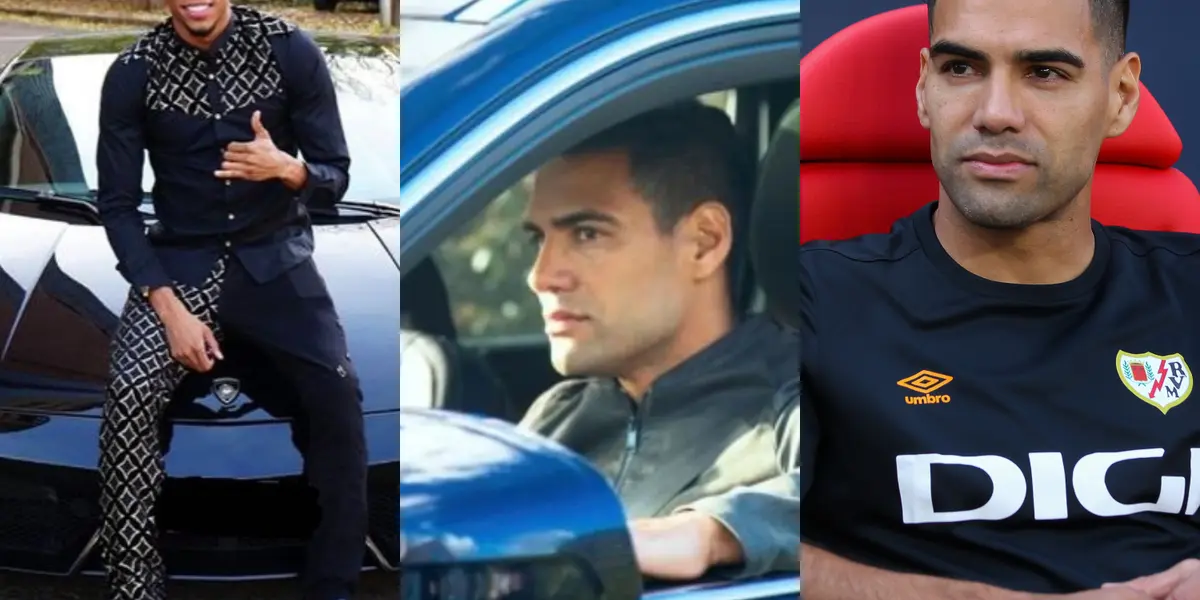 Johan Mojica presume vehículos de alta gama, pero Radamel Falcao en España le dio una lección de humildad a su paisano.