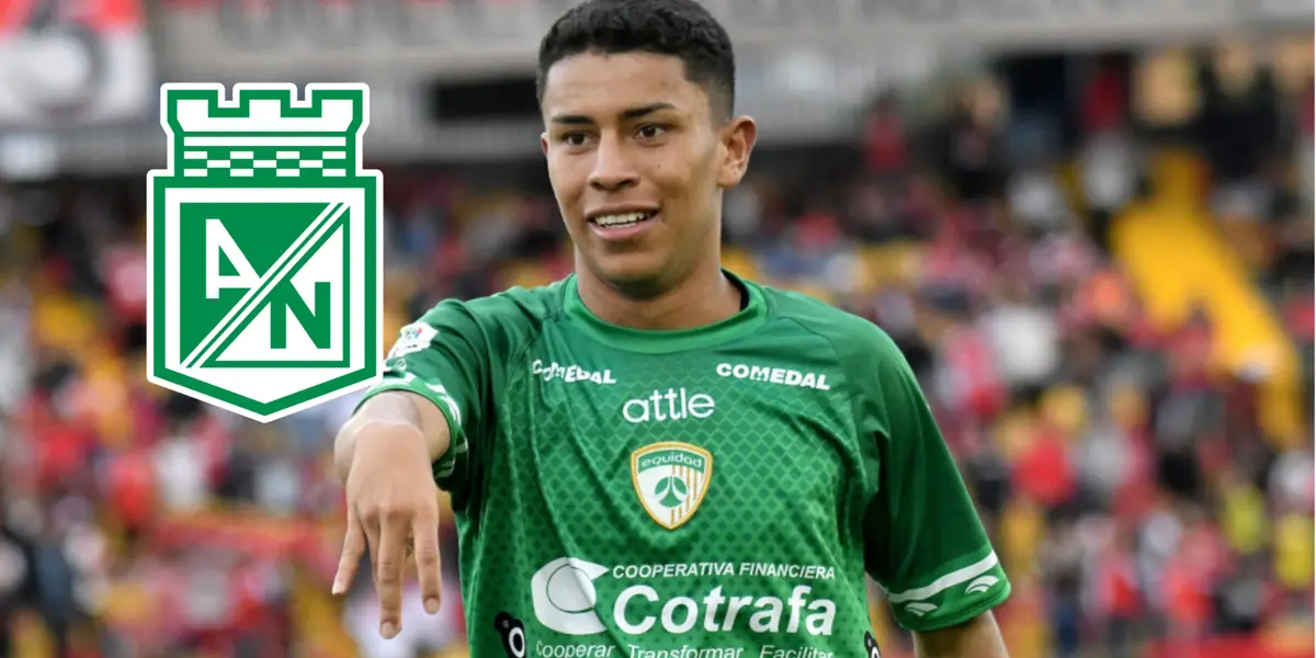 Johan Rojas con la camiseta de La Equidad. FOTO: Transfermarkt
