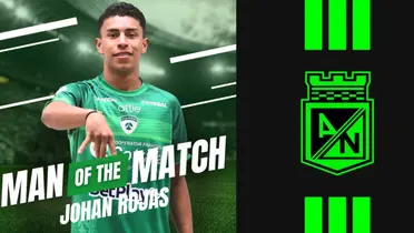 Johan Rojas siendo destacado por La Equidad