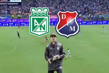 John Jairo Bodmer debutó como entrenador de Atlético Nacional en el Estadio Atanasio Girardot.