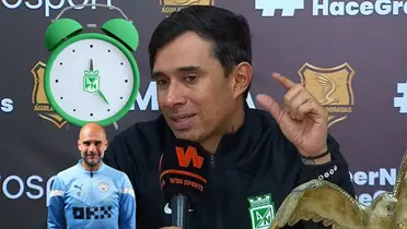 John Jairo Bodmer habló en la rueda de prensa de Atlético Nacional.