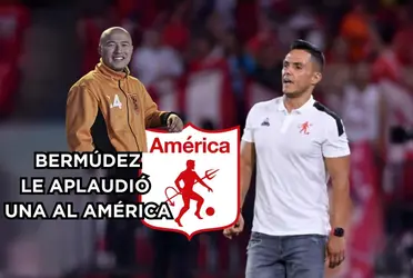 Jorge Bermúdez le aplaudió una al América de Cali, mira el video que está abajo.