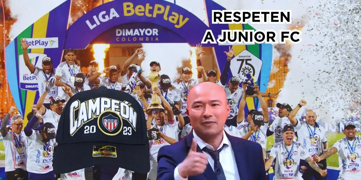Jorge Bermúdez mandó unos sablazos para que respeten al Junior FC como actual campeón, mira el video que está abajo.