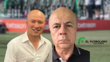 Jorge Bermúdez y Carlos Antonio Vélez. Foto: redes de Nacional, Jorge Bermúdez y Carlos Vélez.