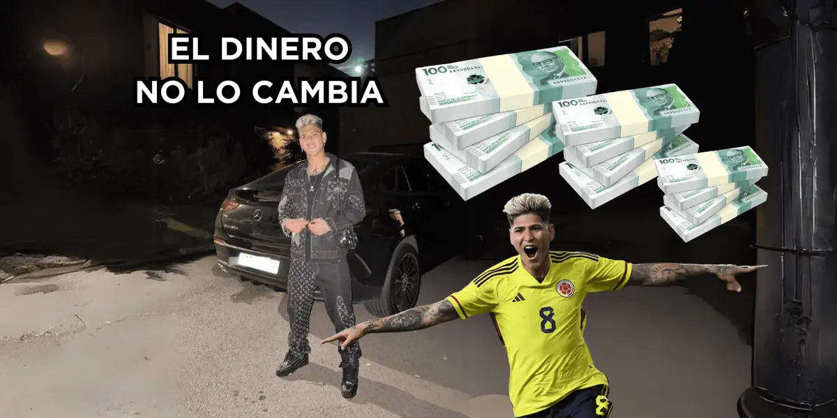 Jorge Carrascal está en Colombia y demuestra que mantiene su humildad intacta pese a los millones que gana con el fútbol.