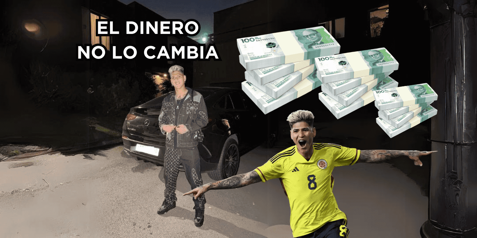 Jorge Carrascal está en Colombia y demuestra que mantiene su humildad intacta pese a los millones que gana con el fútbol.