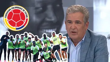 Jorge Luis Pinto en una entrevista