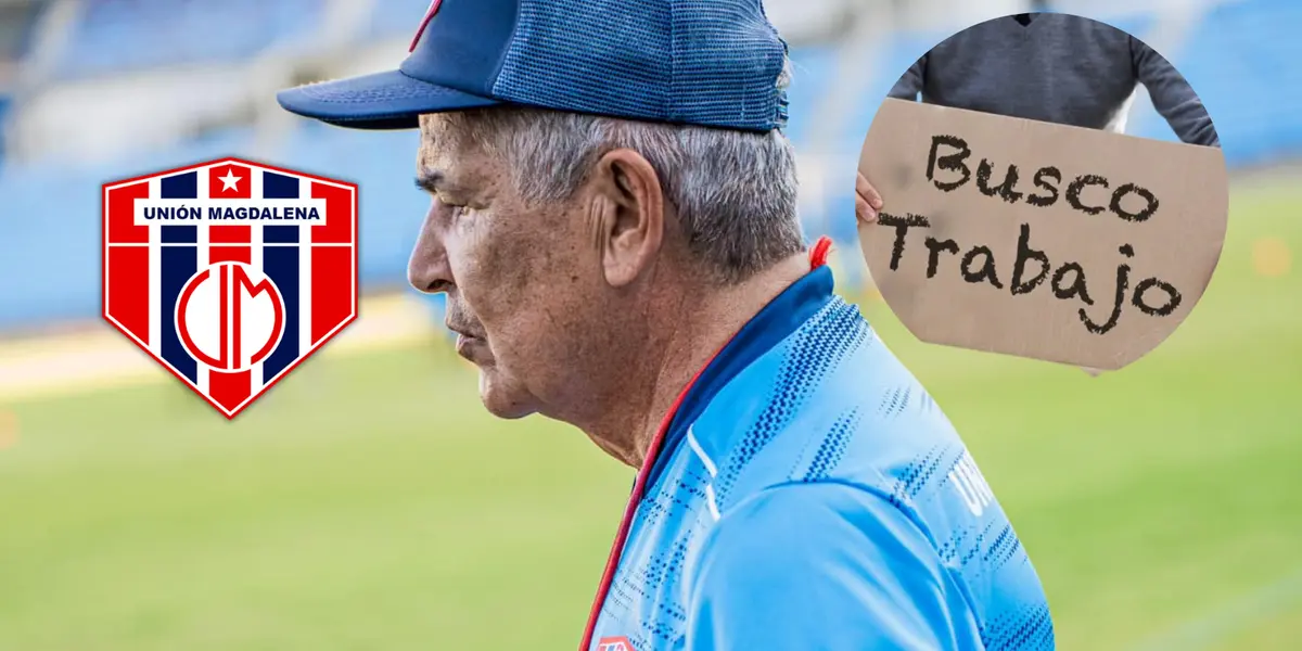Jorge Luis Pinto, ex entrenador del Unión Magdalena Foto: Unión Magdalena, Pexels, Escudoteca
