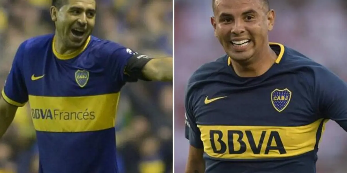 Jorge Riquelme tuvo un cruce con un periodista argentino en una de las cabinas de la Bombonera.