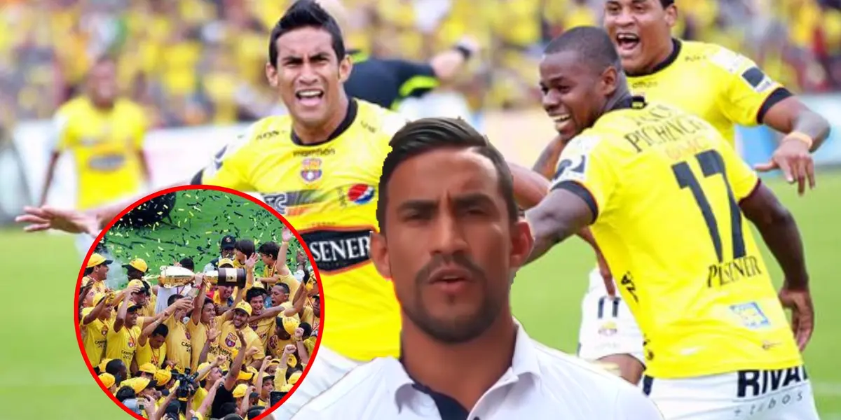 José Amaya con la camiseta de Barcelona SC- Fotos: Gol Caracol, El Universo, Red Social X