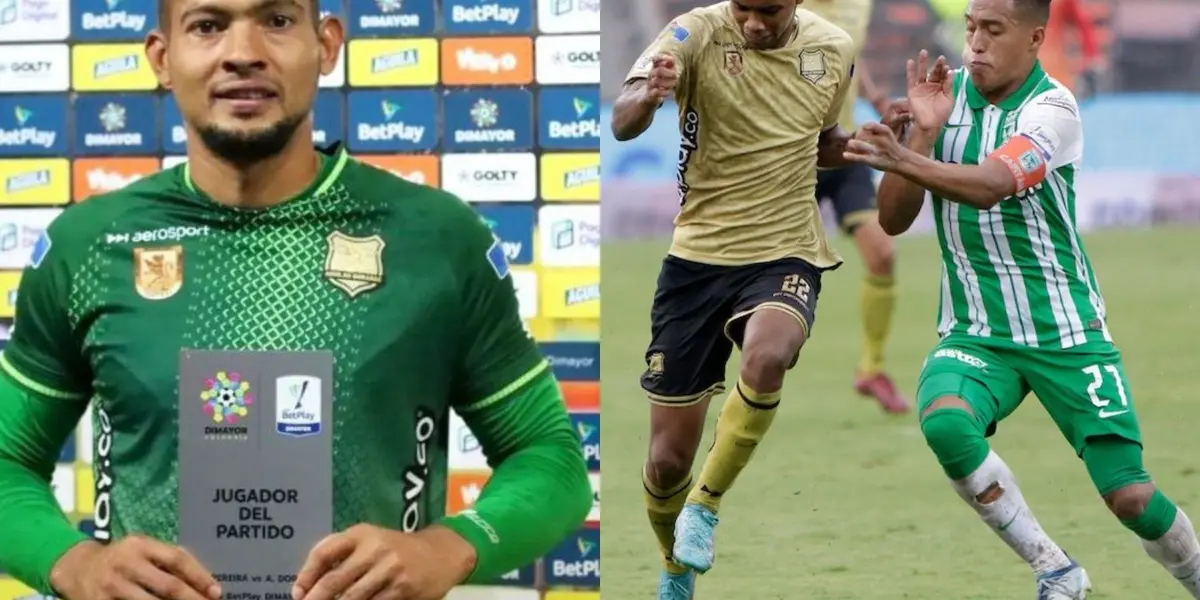 José Contreras la rompió con Águilas Doradas ante Atlético Nacional y evitó que su equipo perdiera el partido