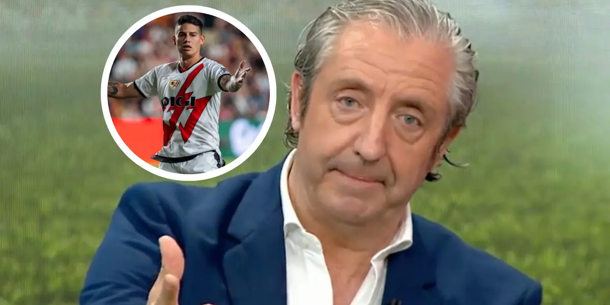 Josep Pedrerol y James Rodríguez Foto: El Mundo y AS