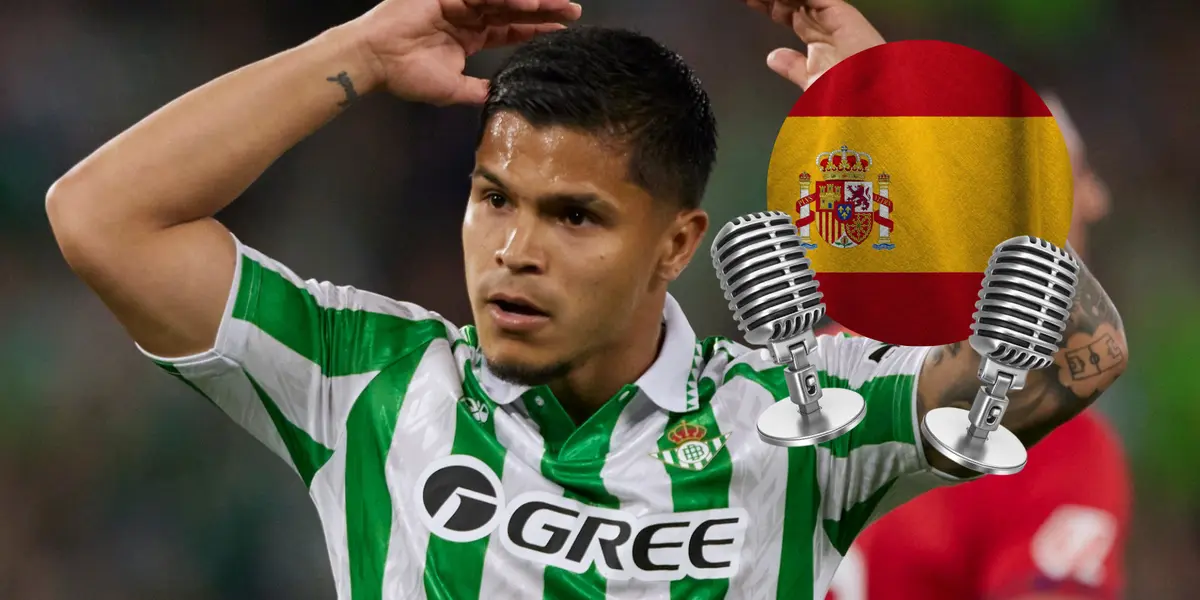 Juan Camilo Hernández es figura en España y esto dicen Foto: Betis, Pexels