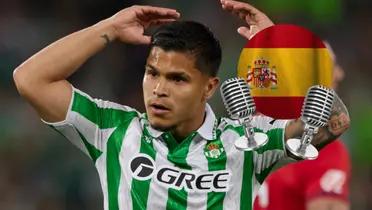 Juan Camilo Hernández es figura en España y esto dicen Foto: Betis, Pexels