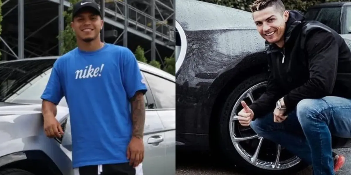 Juan Camilo Hernández se compró un auto de lujo a lo Cristiano Ronaldo.