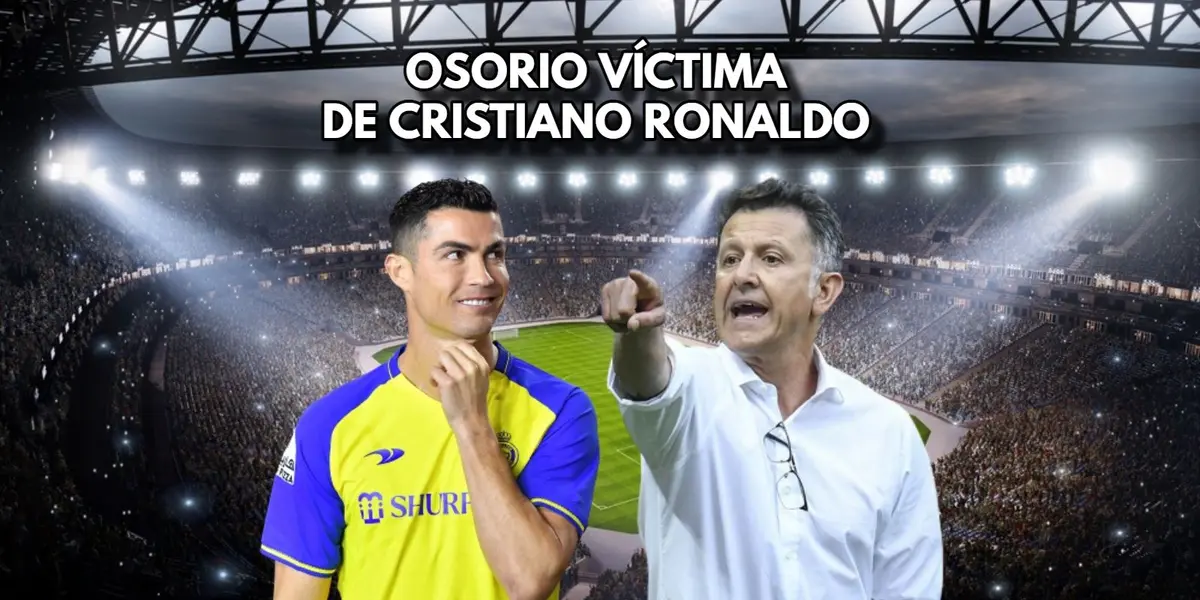 Juan Carlos Osorio fue víctima de Cristiano Ronaldo en la cancha.