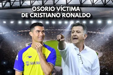 Juan Carlos Osorio fue víctima de Cristiano Ronaldo en la cancha.