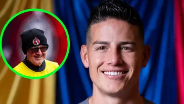 Juan Carlos Osorio y James Rodríguez Foto: Xolos y Club León