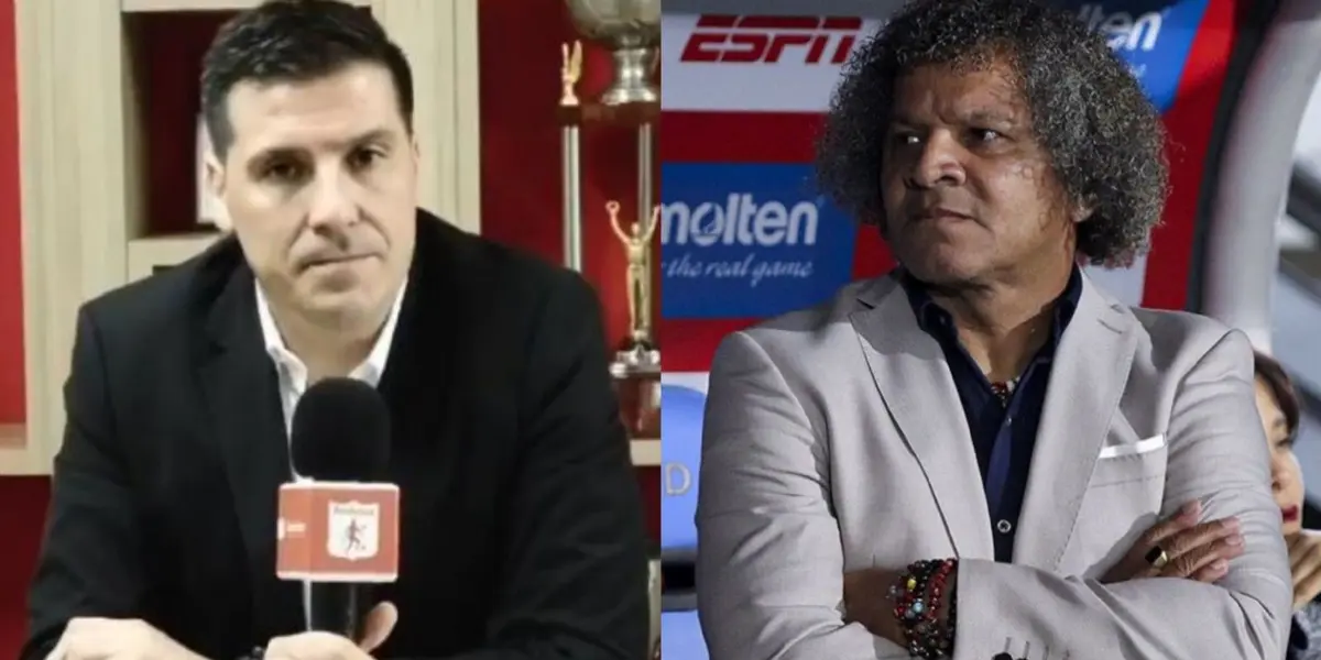 Juan Cruz Real envía consejos a los otros entrenadores de los equipos grandes de Colombia y esta vez fue el turno de Gamero de Millonarios