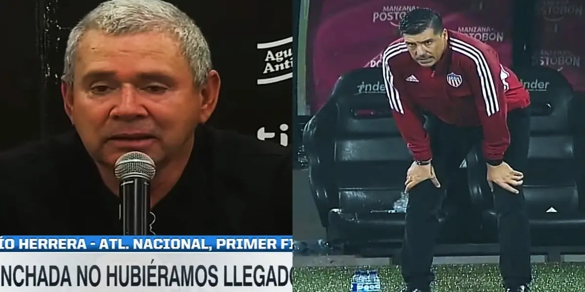 Juan Cruz Real quedó eliminado con el Junior FC y Hernán Darío Herrera le mandó un mensaje.
