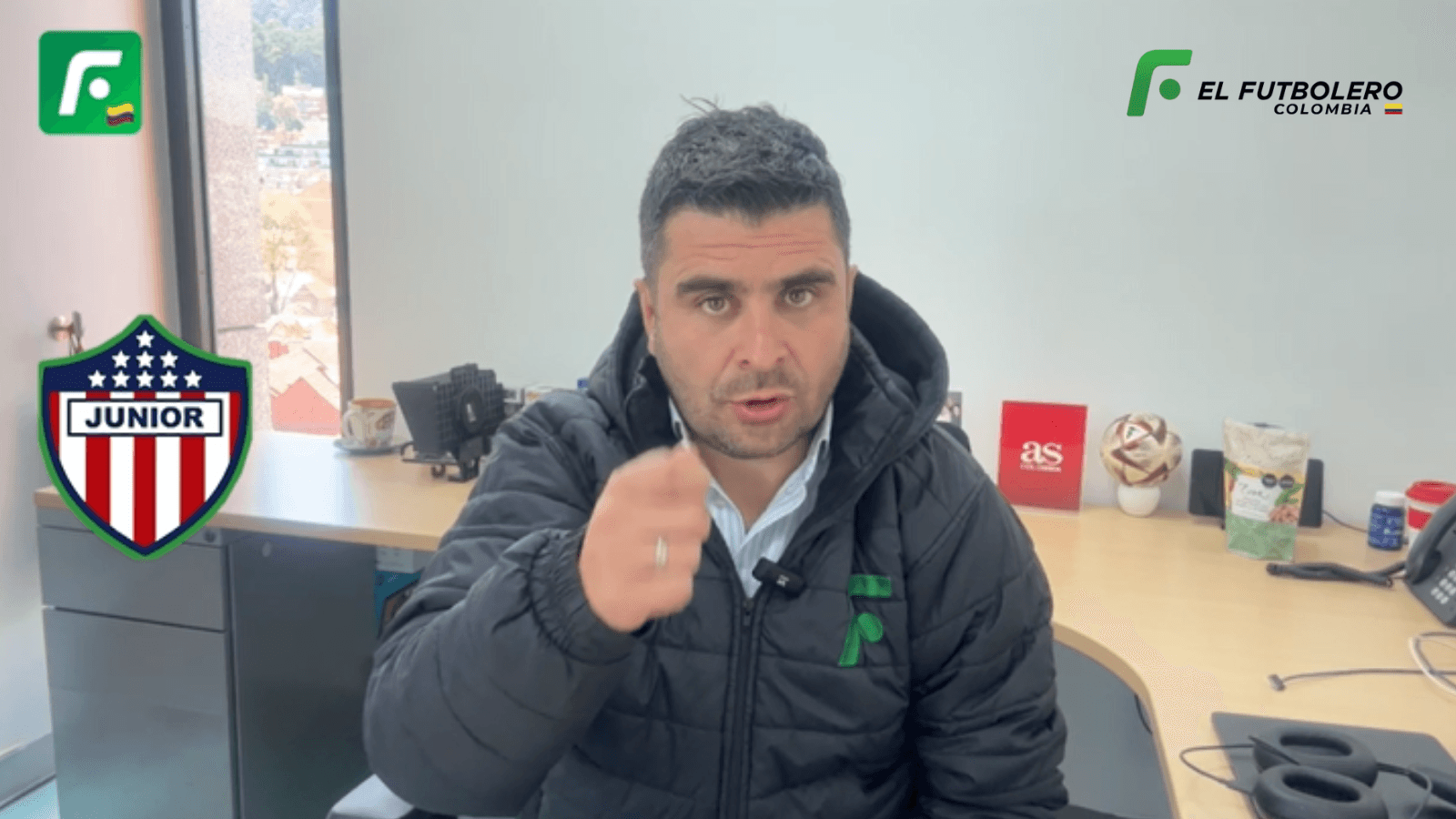 Juan Felipe Cadavid. Foto: Captura de pantalla El Futbolero