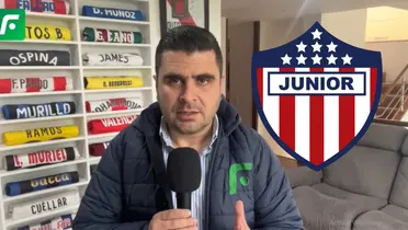 Juan Felipe Cadavid periodista deportivo colombiano. Foto captura de pantalla de El Futbolero Colombia. 