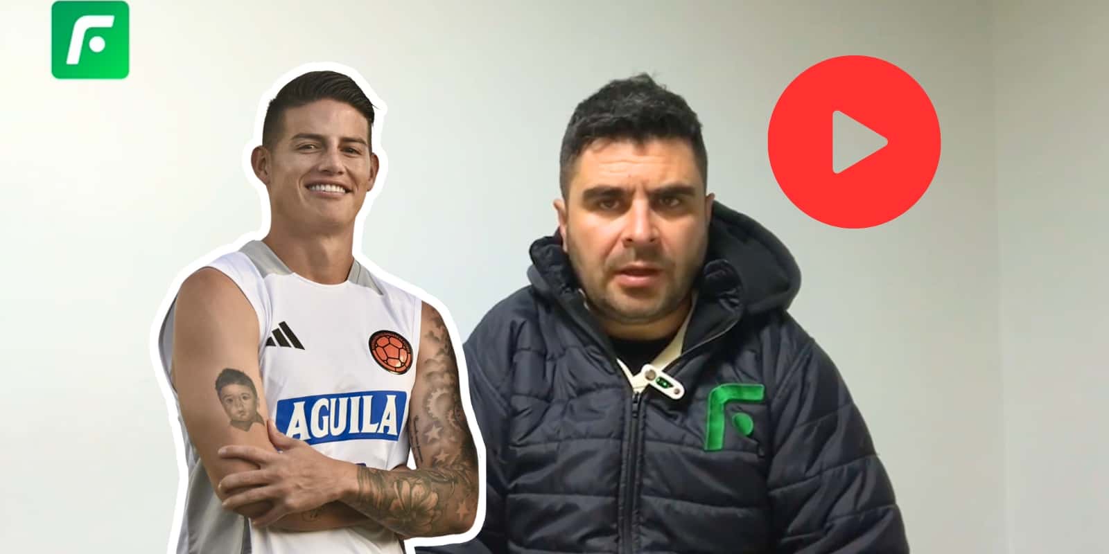Juan Felipe Rodríguez hablando de James Rodríguez