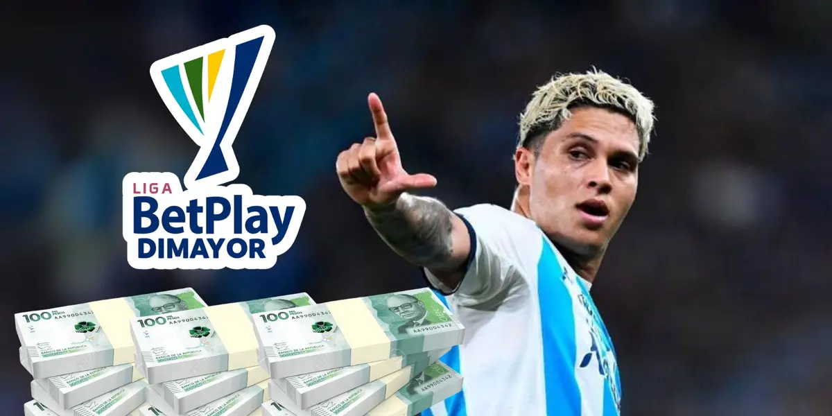 Juan Fernando Quintero con la camiseta del Racing Club de Argentina