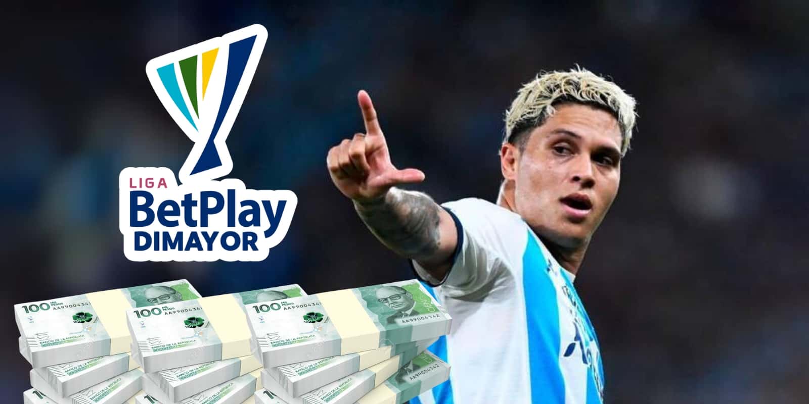 Juan Fernando Quintero con la camiseta del Racing Club de Argentina