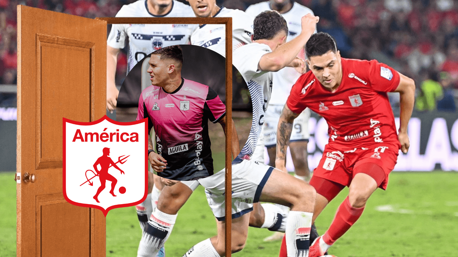 Juan Fernando Quintero define su futuro en América de Cali Foto: América de Cali, Pexels y Escudoteca