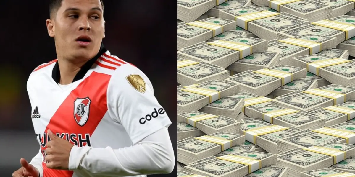 Juan Fernando Quintero está en duda en River Plate y un millonario equipo estaría interesado en ficharlo.