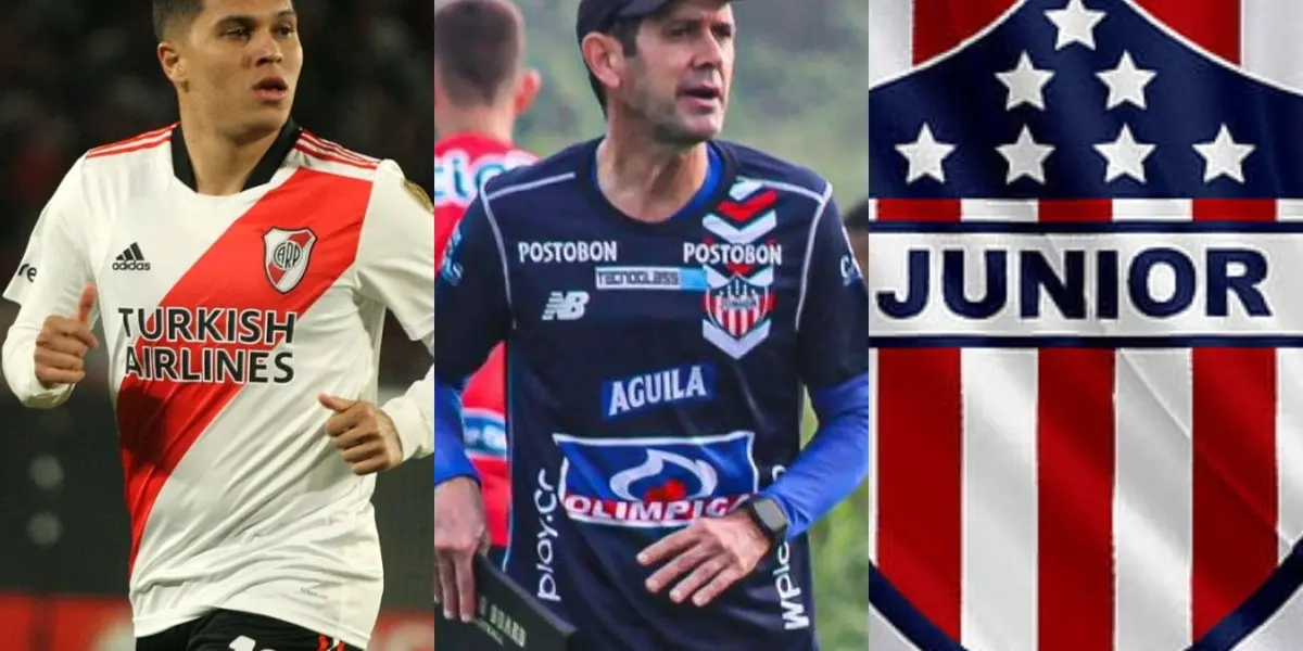 Juan Fernando Quintero está en negociaciones con el Junior de Barranquilla tras quedar libre de River Plate