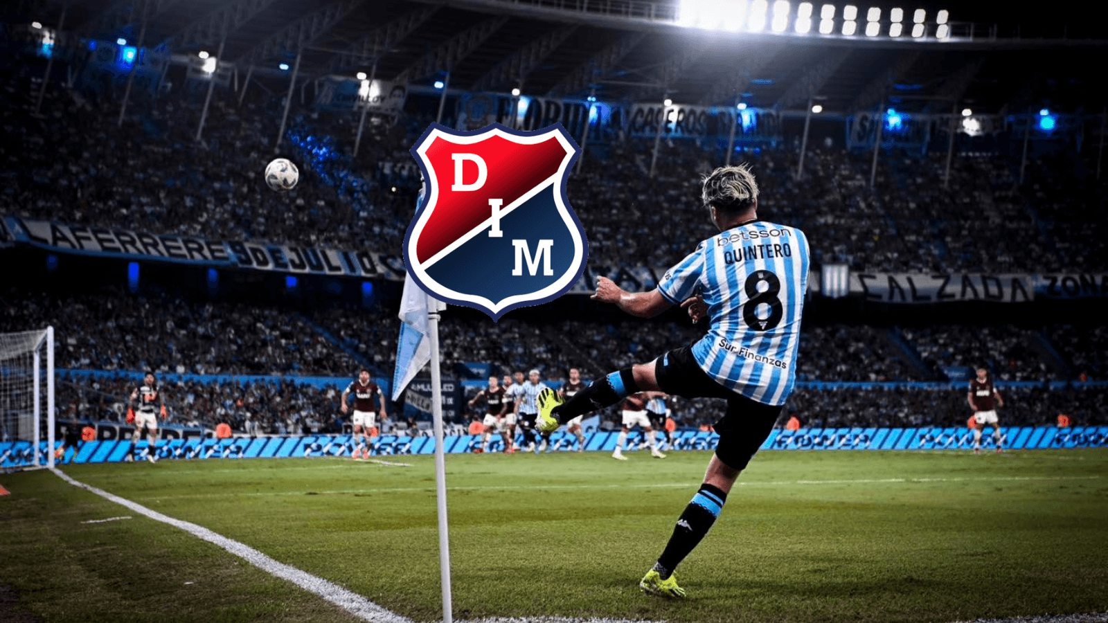 Juan Fernando Quintero Foto: Redes de Racing Club y Escudoteca