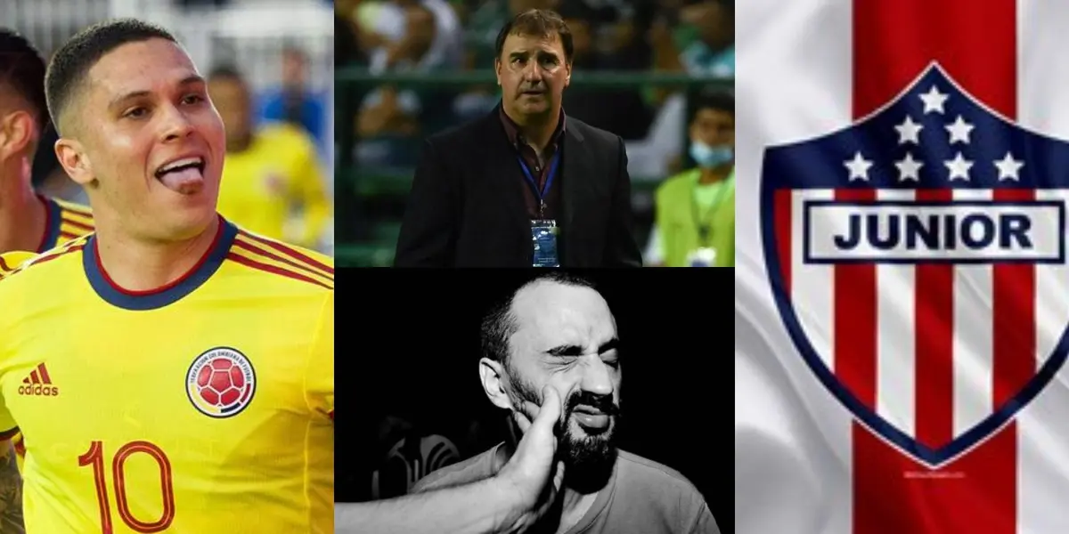 Juan Fernando Quintero no pudo jugar con la selección Colombia por una lesión