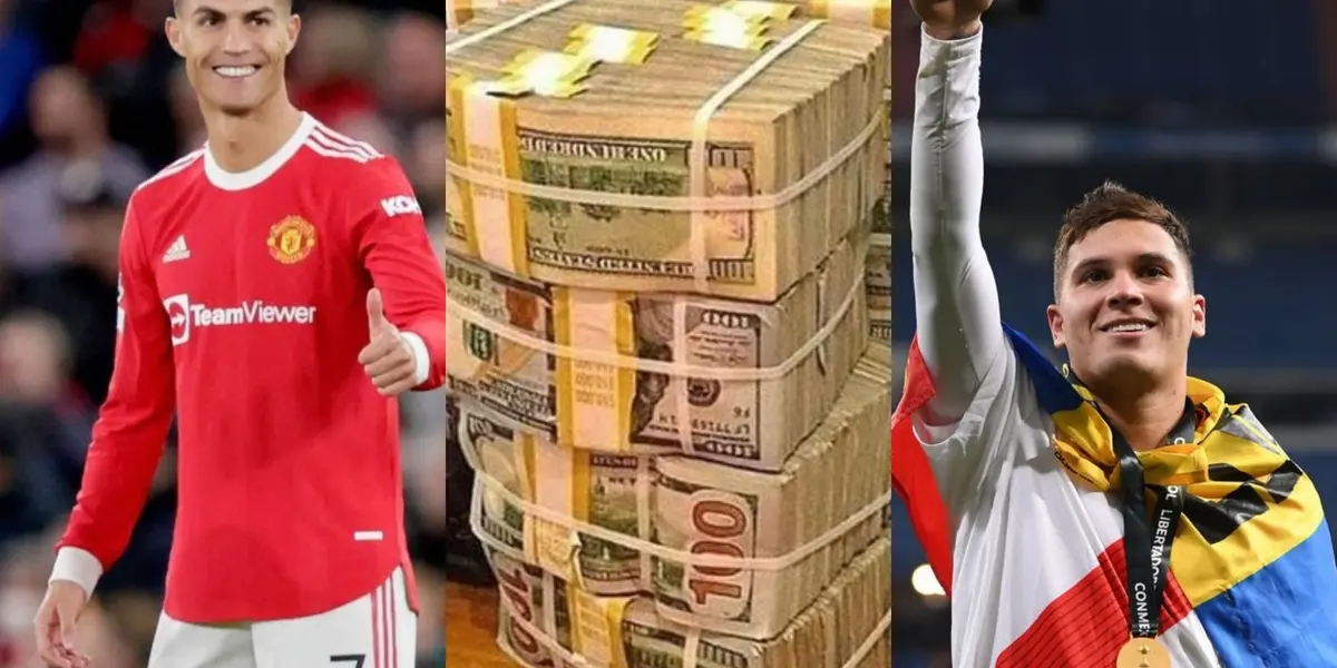 Juan Fernando Quintero se da lujos a lo Cristiano Ronaldo.