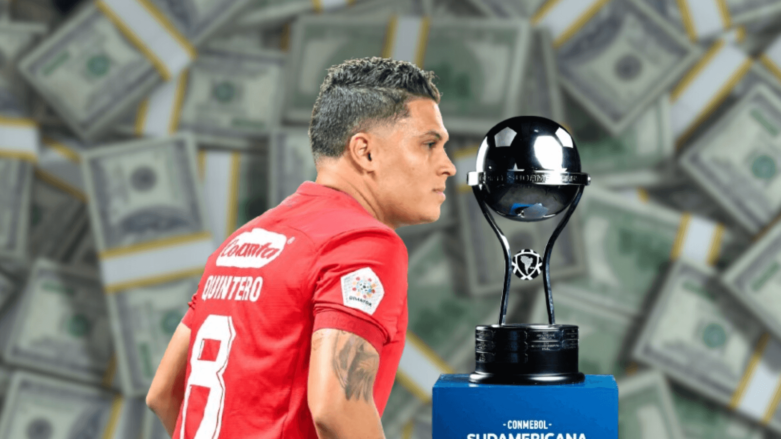 Juan Fernando Quintero sueña de nuevo con la Copa Sudamericana Foto: América, Conmebol, Pexels