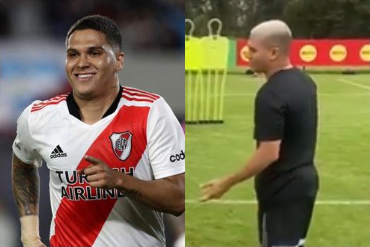 Juan Fernando Quintero terminó la temporada con River Plate y ahora está en Colombia